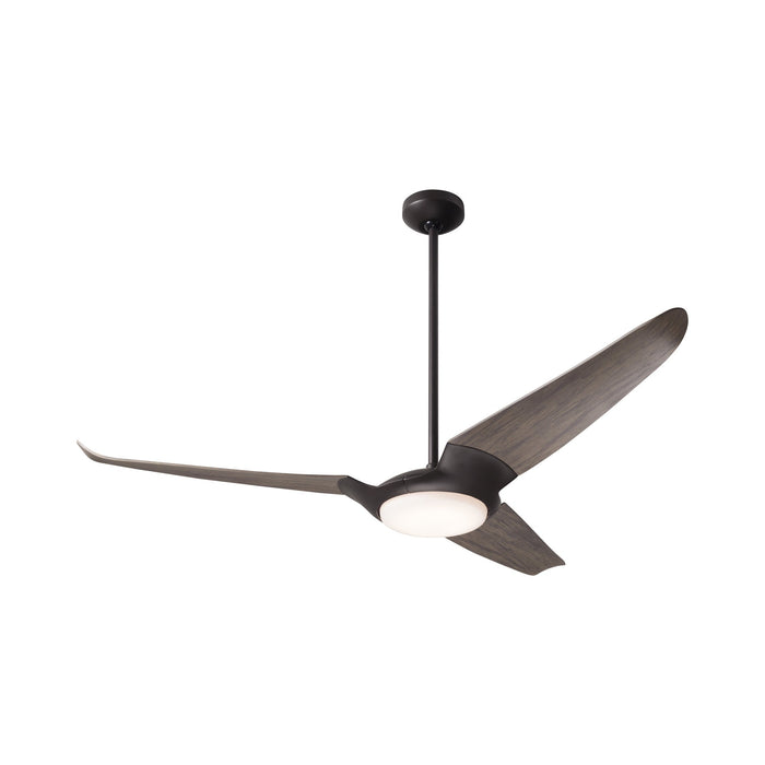 IC/Air 3 LED Ceiling Fan in Gloss White/Maple.