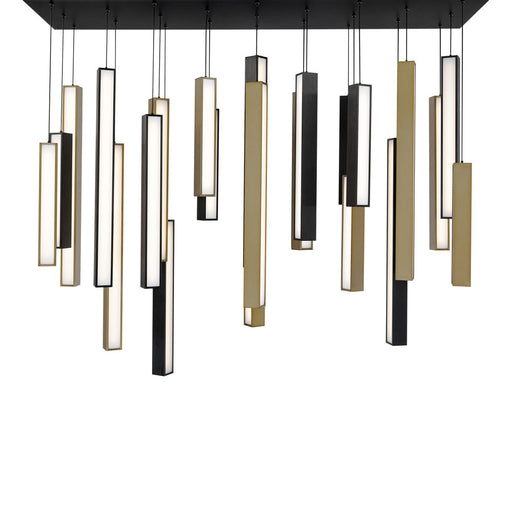 Chaos LED Linear Pendant Light in Detail.