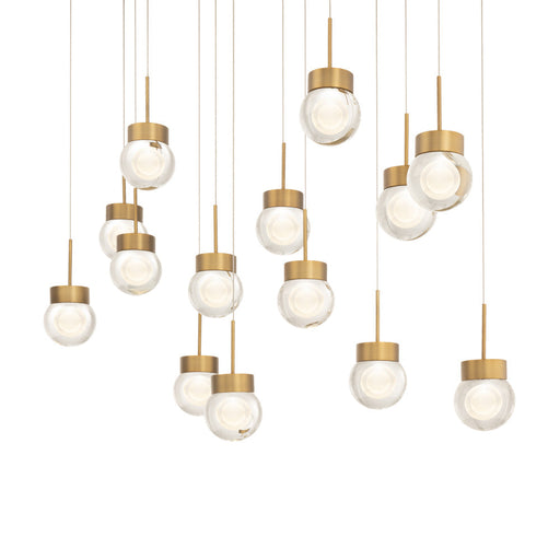 Double Bubble LED Linear Multi Pendant Light in Detail.