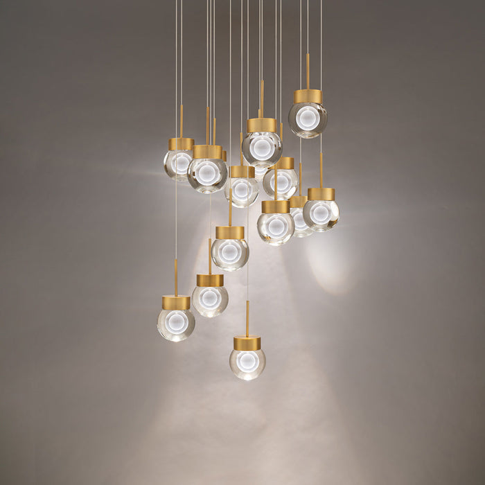 Double Bubble Round LED Multi Pendant Light  in Detail.