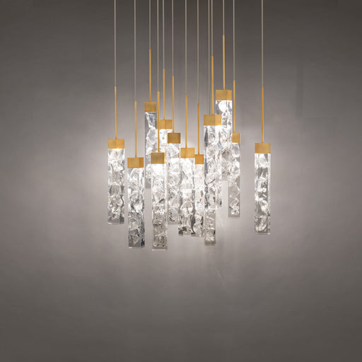 Minx Square LED Multi Pendant Light in Detail.