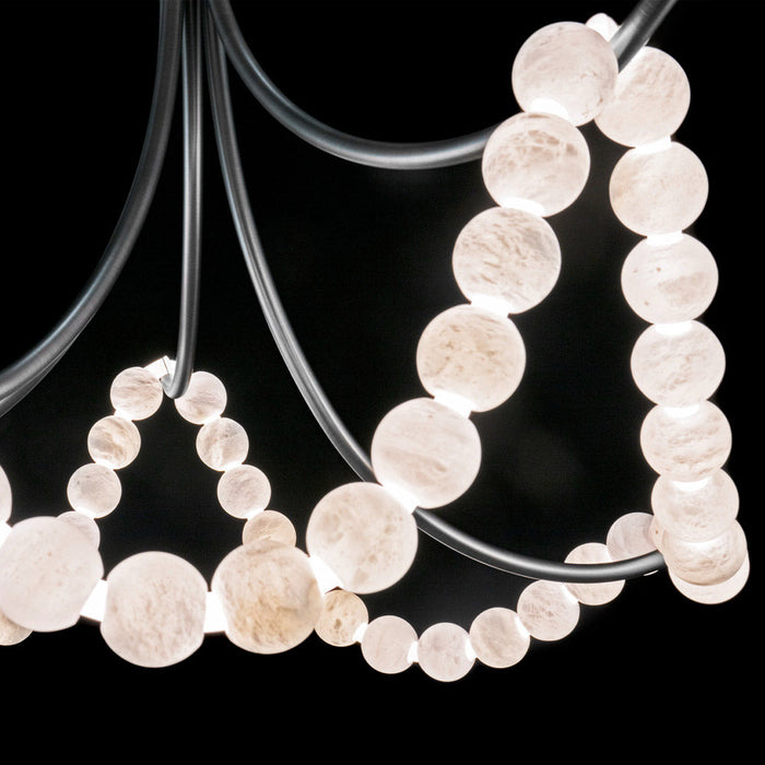 Parel LED Flush Mount Ceiling Light in Detail.