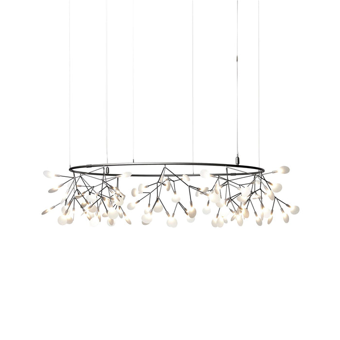 Heracleum III The Big O LED Pendant Light in Nickel (Small).