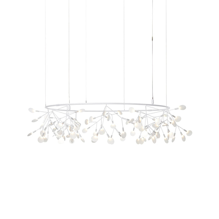 Heracleum III The Big O LED Pendant Light in White (Small).