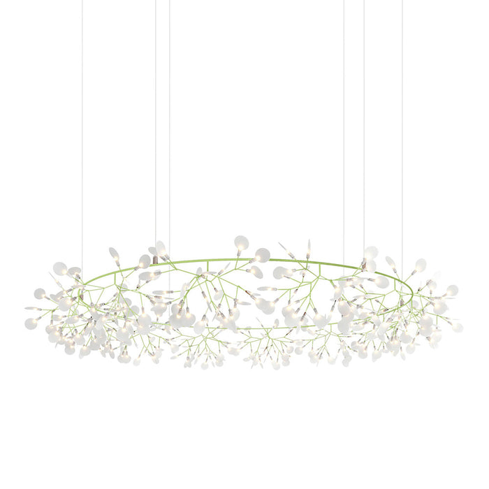 Heracleum III The Big O LED Pendant Light in Green (Big).