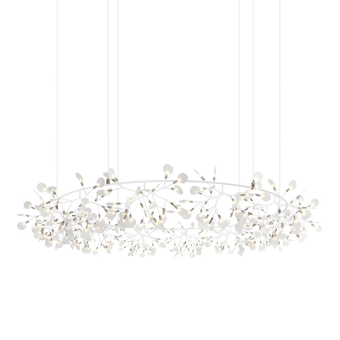 Heracleum III The Big O LED Pendant Light in White (Big).