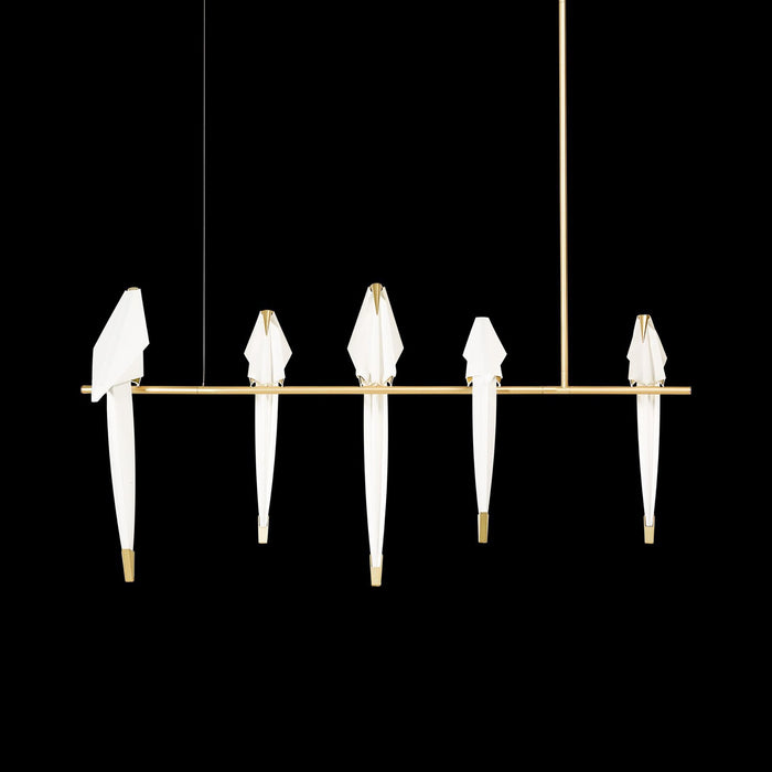 Perch LED Linear Pendant Light in Detail.