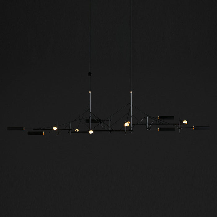 Tinkering LED Linear Pendant Light in Detail.