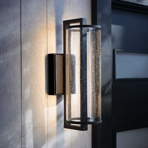 Candela Outdoor LED Wall Light in Outside Area.