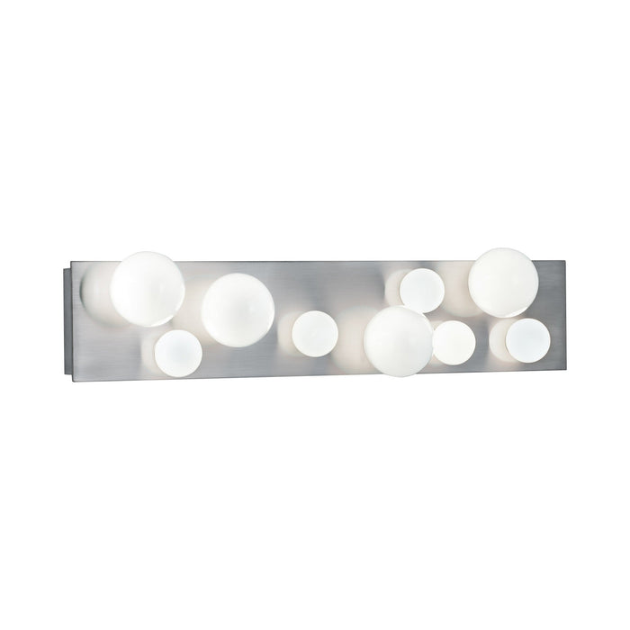 Hollywood Bath Wall Light in Brushed Nickel.