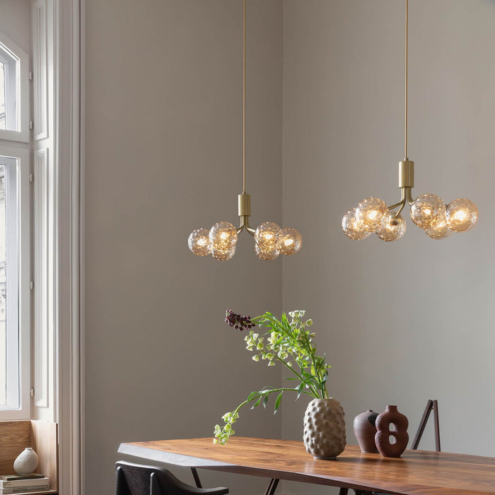 Apiales Chandelier in living room.