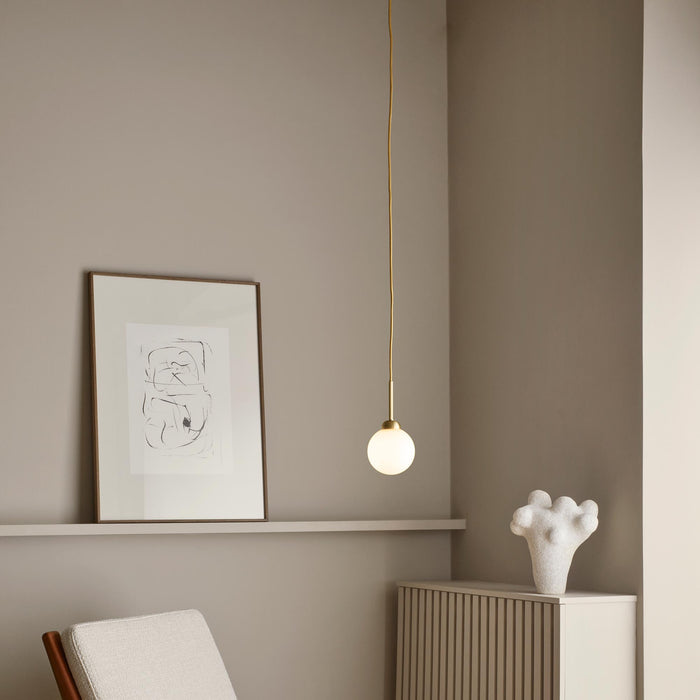 Apiales Pendant Light in living room.