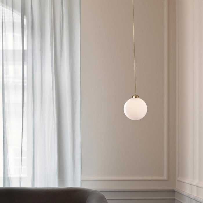 Apiales Pendant Light in living room.