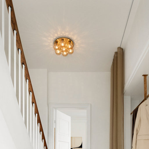 Apiales Plafond Flush Mount Ceiling Light in stairway.