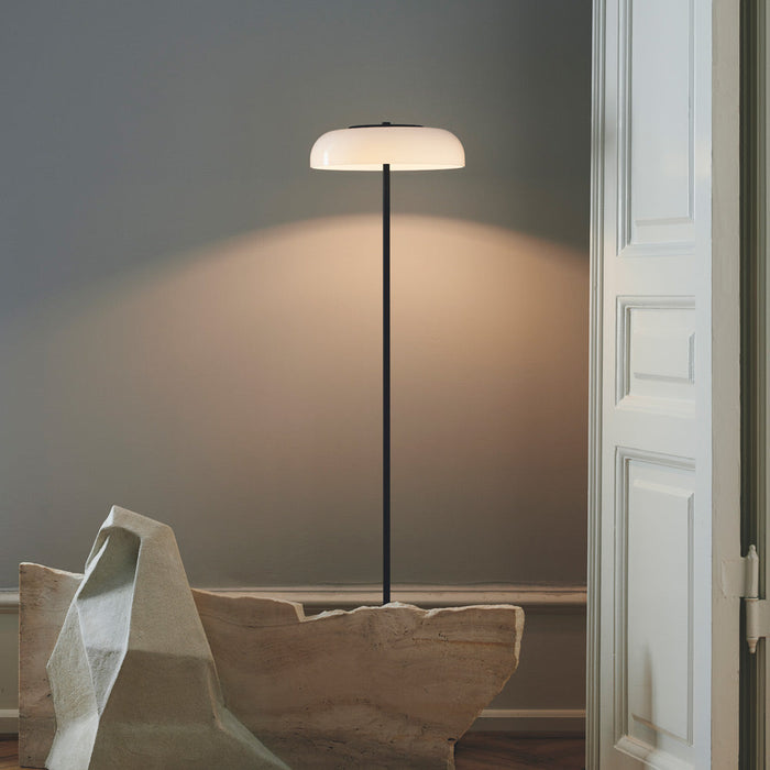 Blossi LED Floor Lamp in living room.