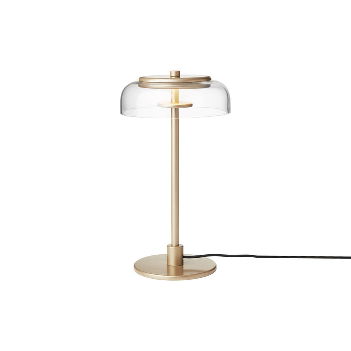 Blossi LED Table Lamp in Nodric Gold/Clear (Small).