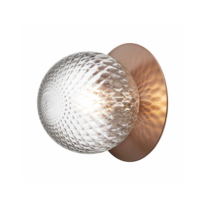 Liila IP 44 Ceiling / Wall Light in Dark Bronze/Optic Clear (Medium).