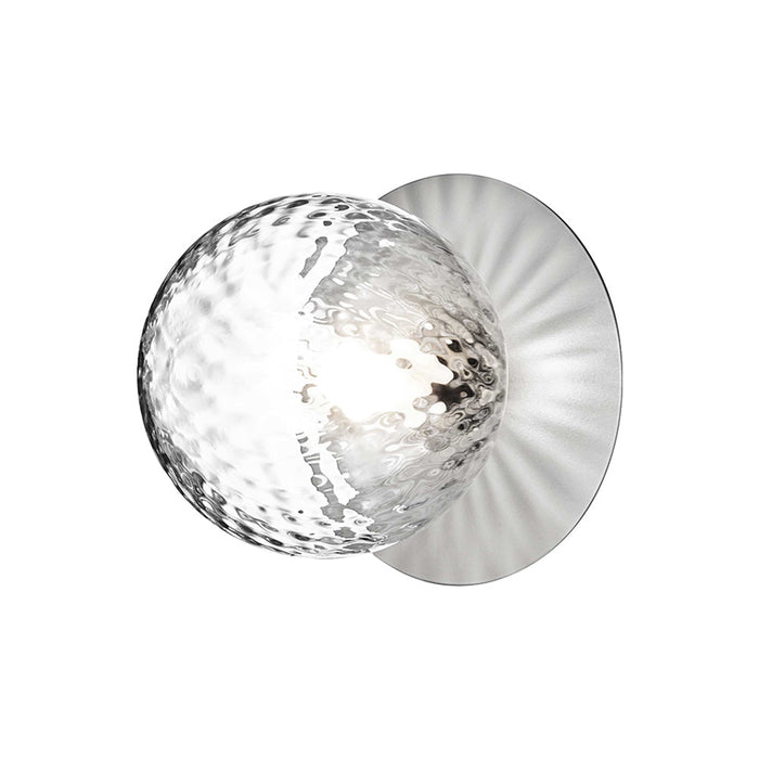 Liila IP 44 Ceiling / Wall Light in Light Silver/Optic Clear (Medium).