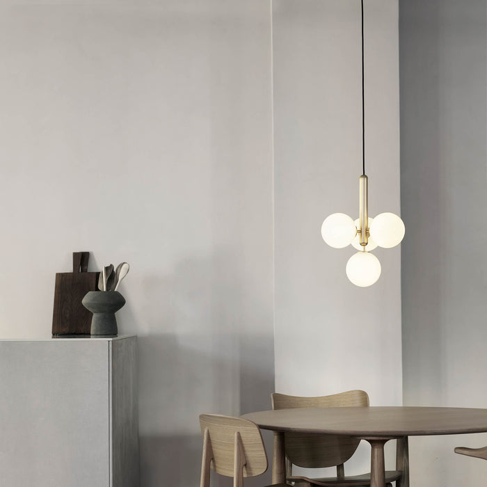 Miira Multi Pendant Light in living room.