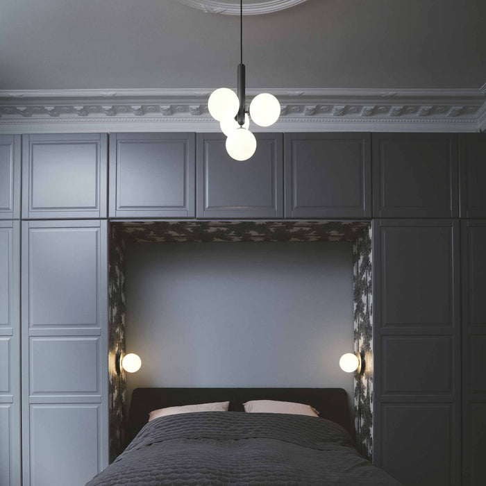 Miira Multi Pendant Light in bedroom.