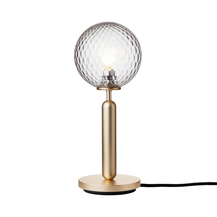 Miira Table Lamp in Brass/Optic Clear.