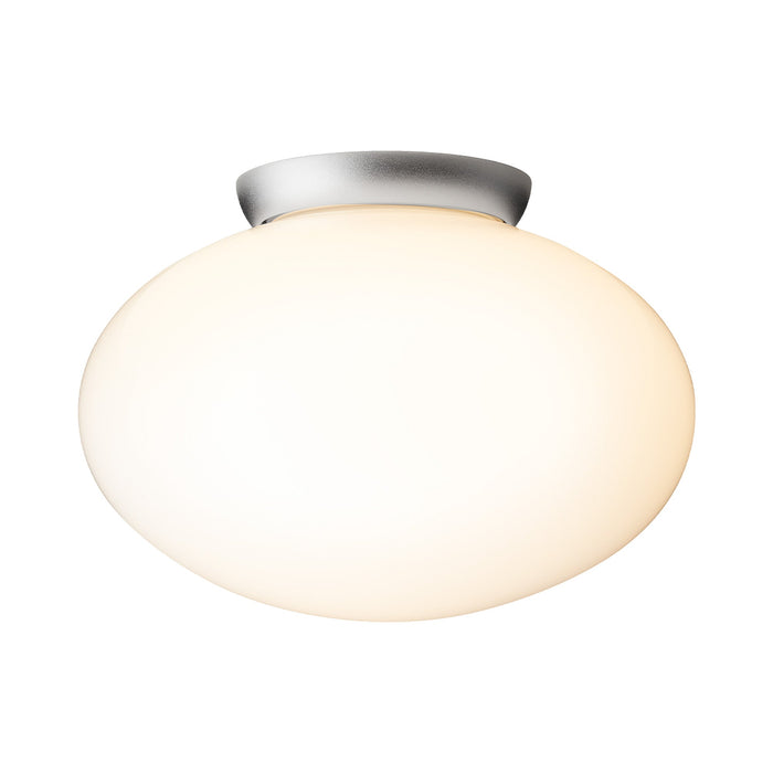 Rizzatto Flush Mount Ceiling Light in Satin Silver (Large).