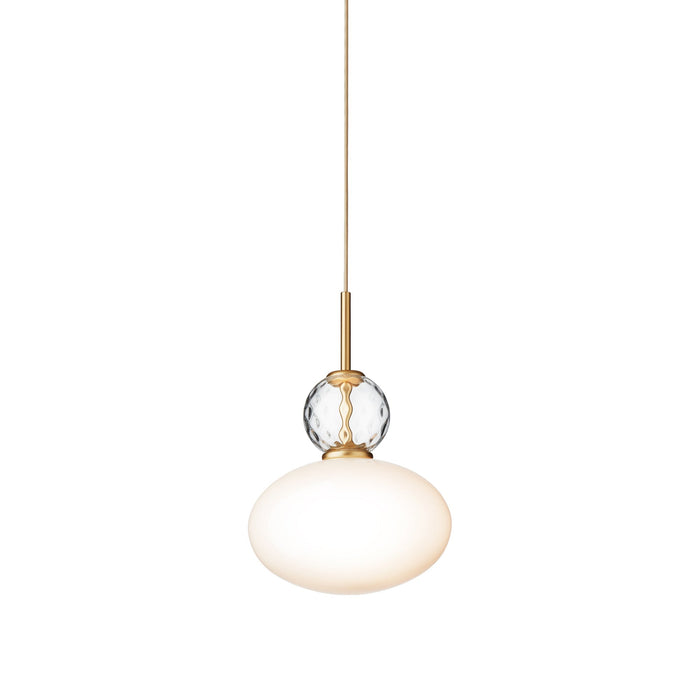 Rizzatto Pendant Light in Satin Brass (Small).