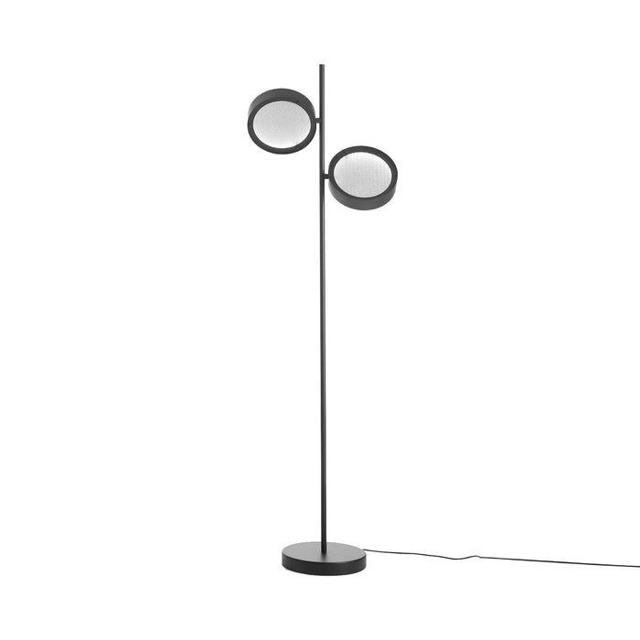 Berlin LED Floor Lamp in Black.