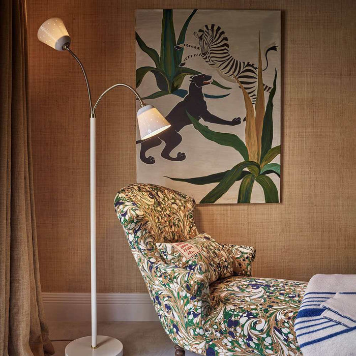 Alma Floor Lamp in living room.