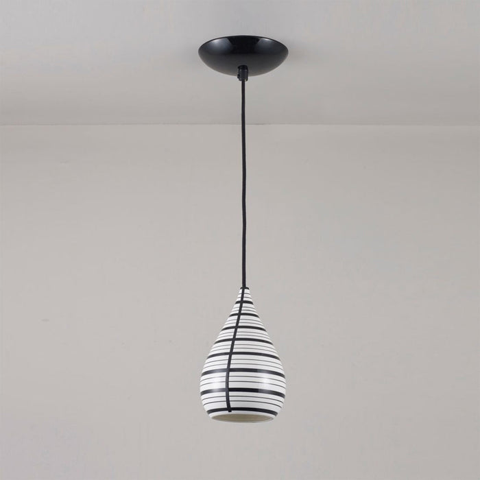 Circle Line Drop Pendant Light in Detail.