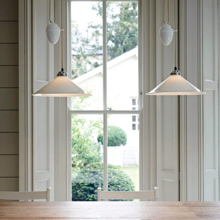 Cobb Pendant Light in dining room.