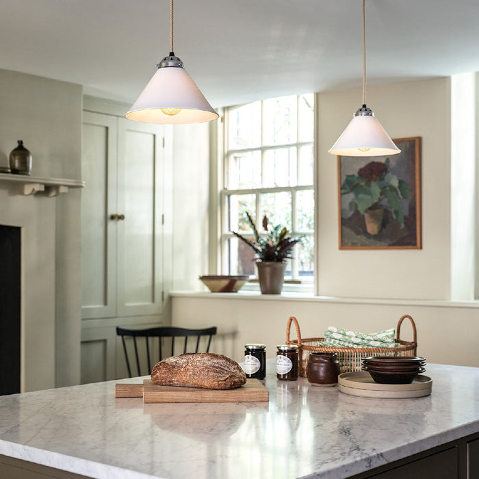 Cobb Plain Pendant Light in kitchen.