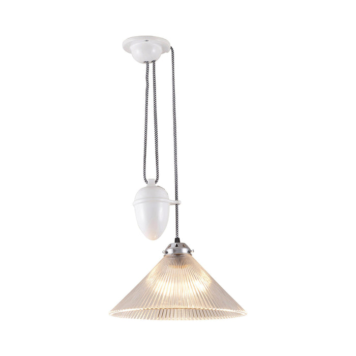 Conical Rise & Fall Pendant Light.