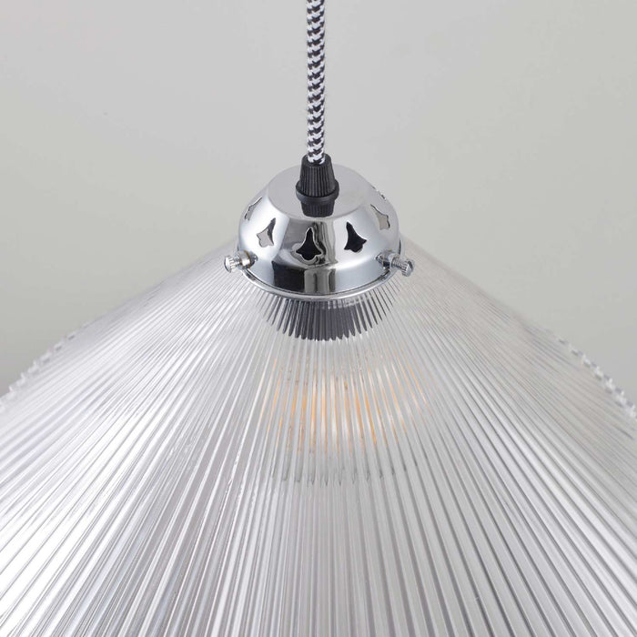 Conical Rise & Fall Pendant Light in Detail.