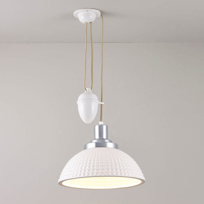 Cosmo Rise And Fall Pendant Light in Detail.