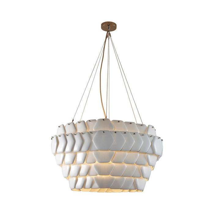 Cranton Pendant Light in Hexagon (15.7-Inch).