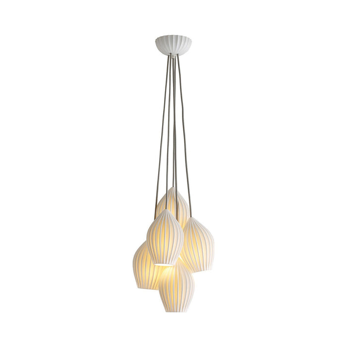 Fin Multi-Light Pendant Light (5-Light).