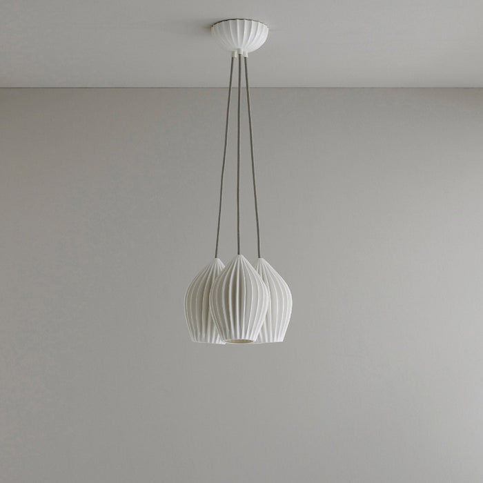 Fin Multi-Light Pendant Light in Detail.