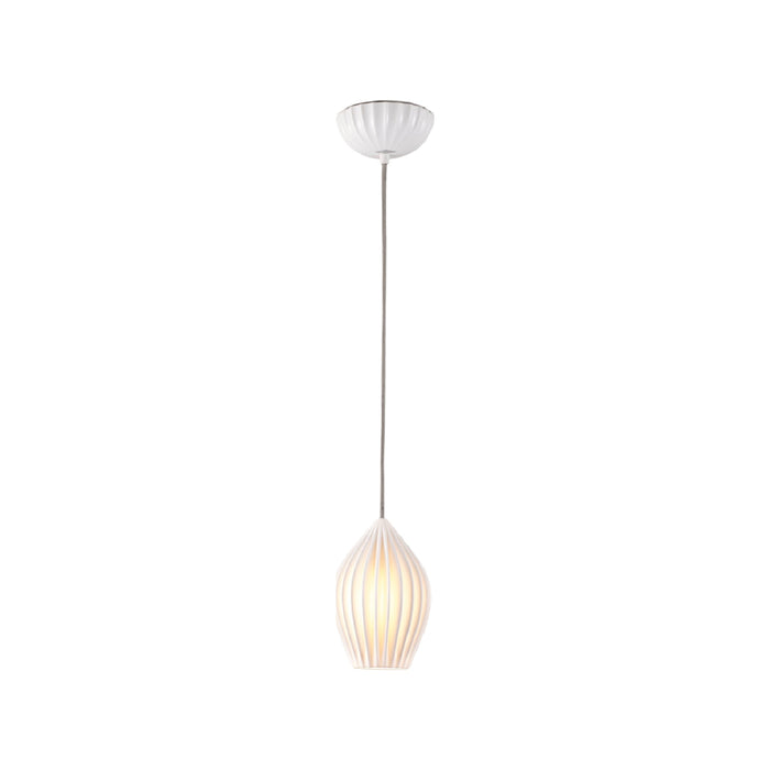 Fin Pendant Light in Medium.