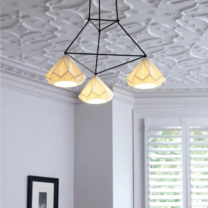 Hatton Multi-Light Pendant Light in living room.