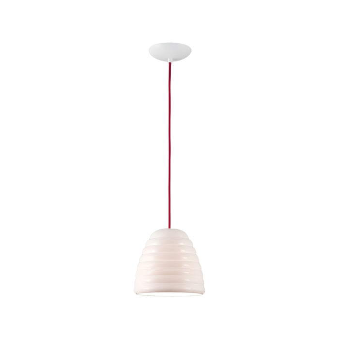 Hector Bibendum Pendant Light in Red (Medium).