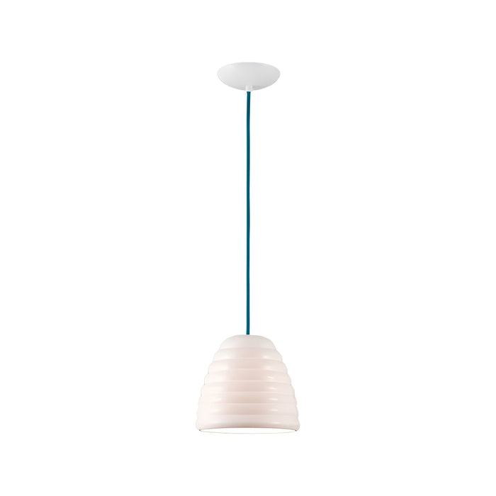 Hector Bibendum Pendant Light in Turquoise (Medium).