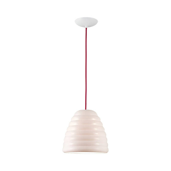 Hector Bibendum Pendant Light in Red (Large).