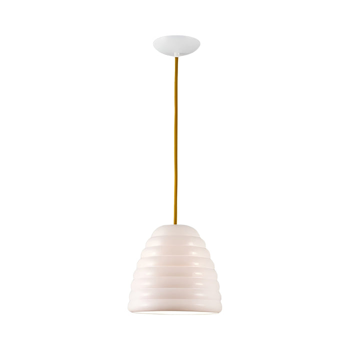 Hector Bibendum Pendant Light in Yellow (Large).