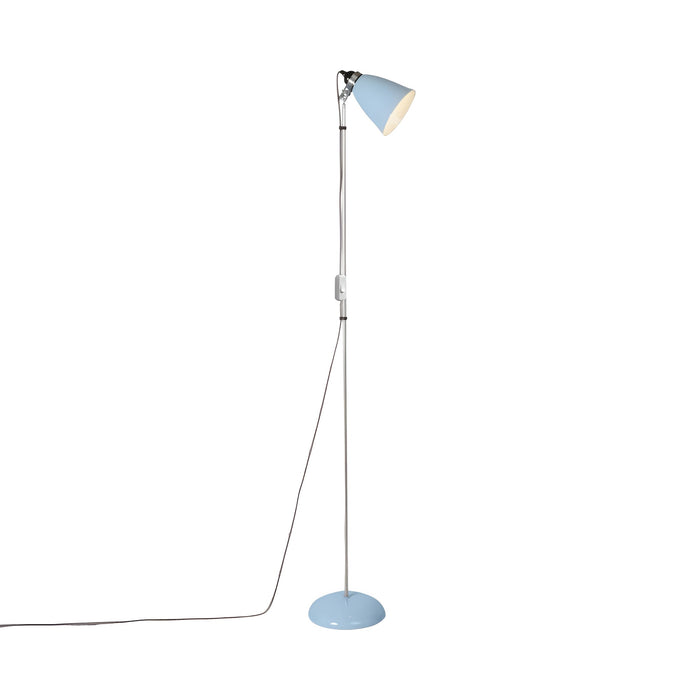 Hector Dome Floor Lamp in Light Blue.