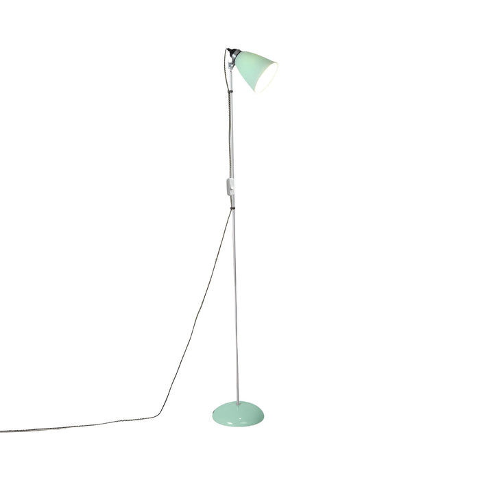 Hector Dome Floor Lamp in Light Green.