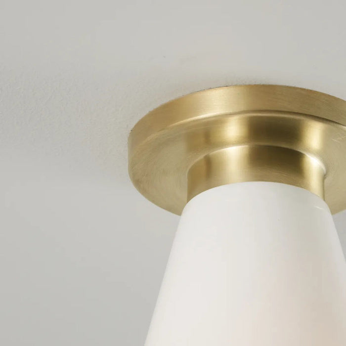 Hector Flowerpot Flush Mount Ceiling Light in Detail.