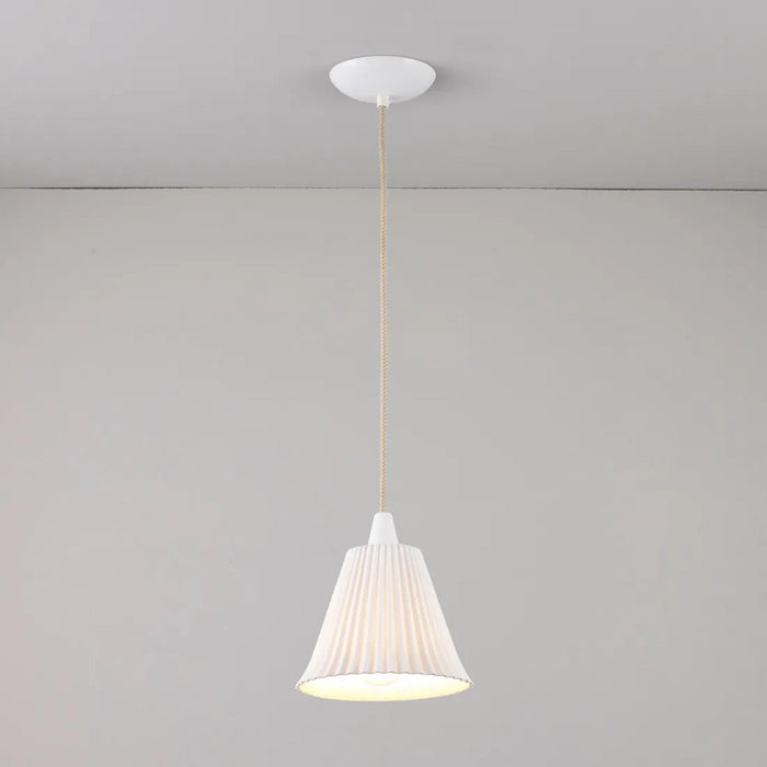 Hector Pleat Pendant Light in Detail.