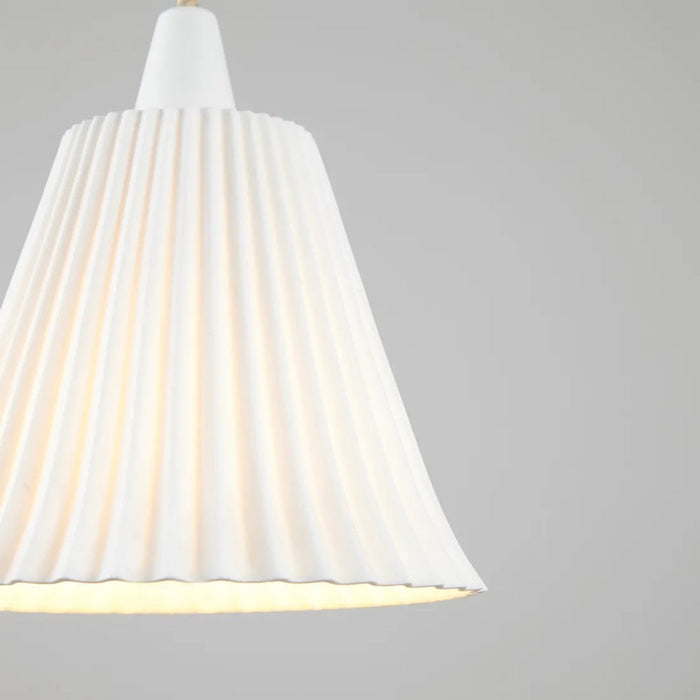 Hector Pleat Pendant Light in Detail.