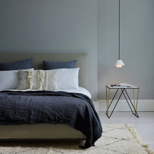 Oxford Double Pendant Light in bedroom.